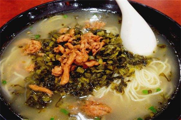 周记酸菜滑肉面